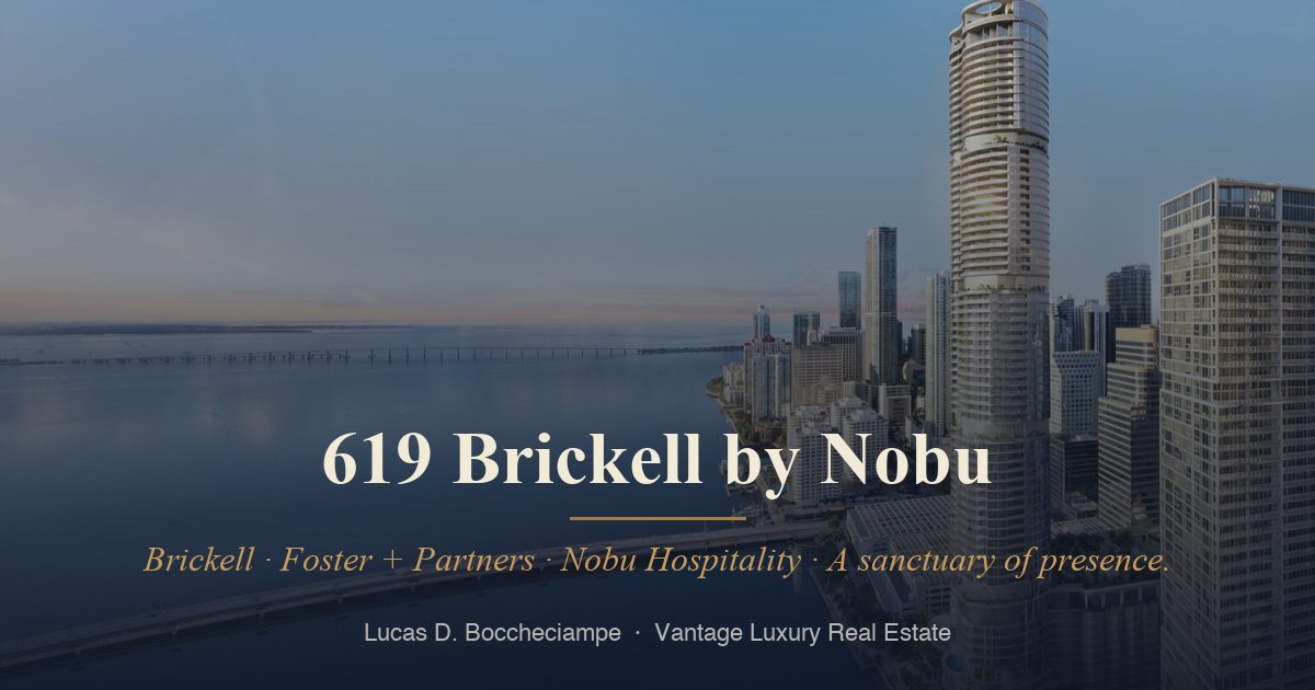 619 Brickell by Nobu